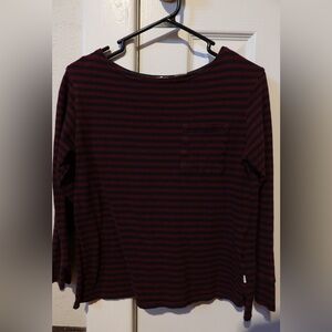 Levi’s quarter length sleeve stripe shirt